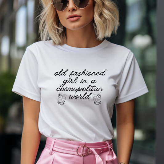Old Fashioned Girl Short Sleeve Essential T Shirt