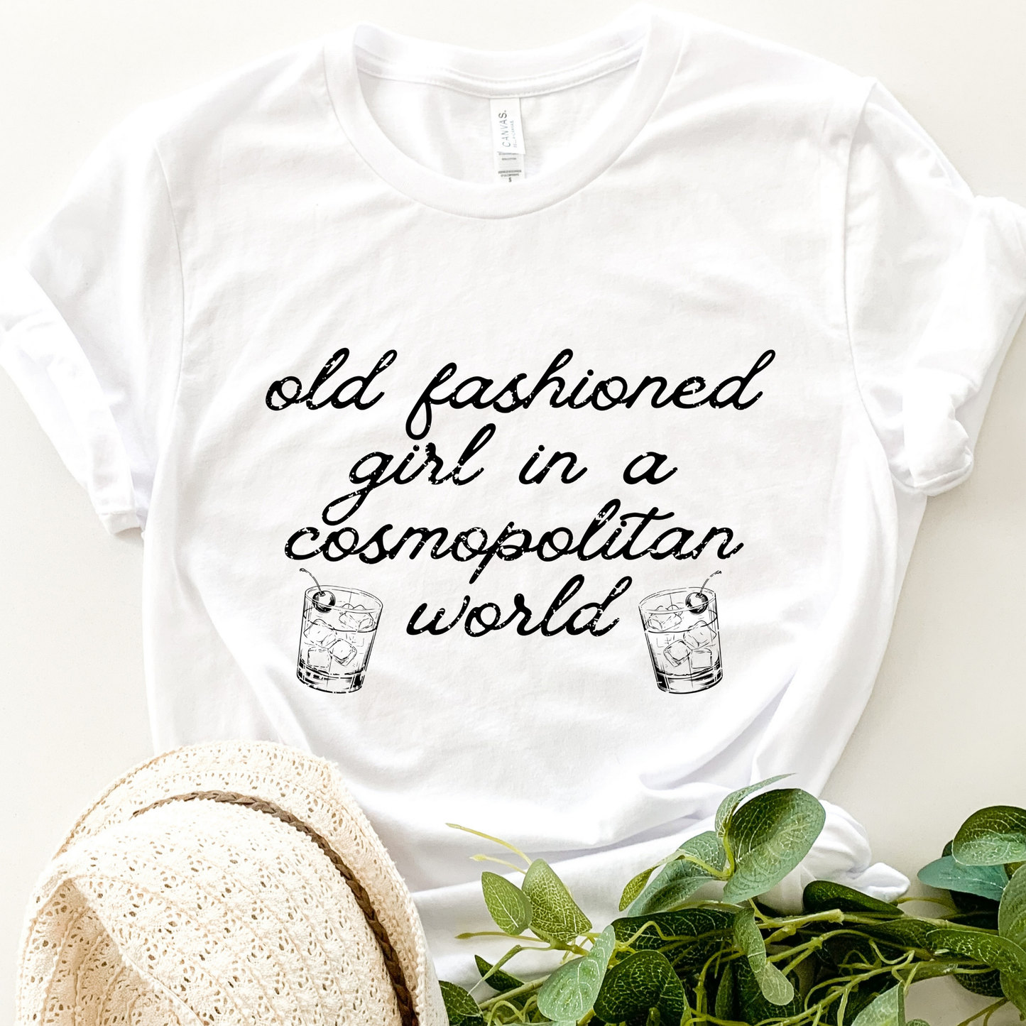 Old Fashioned Girl Short Sleeve Essential T Shirt