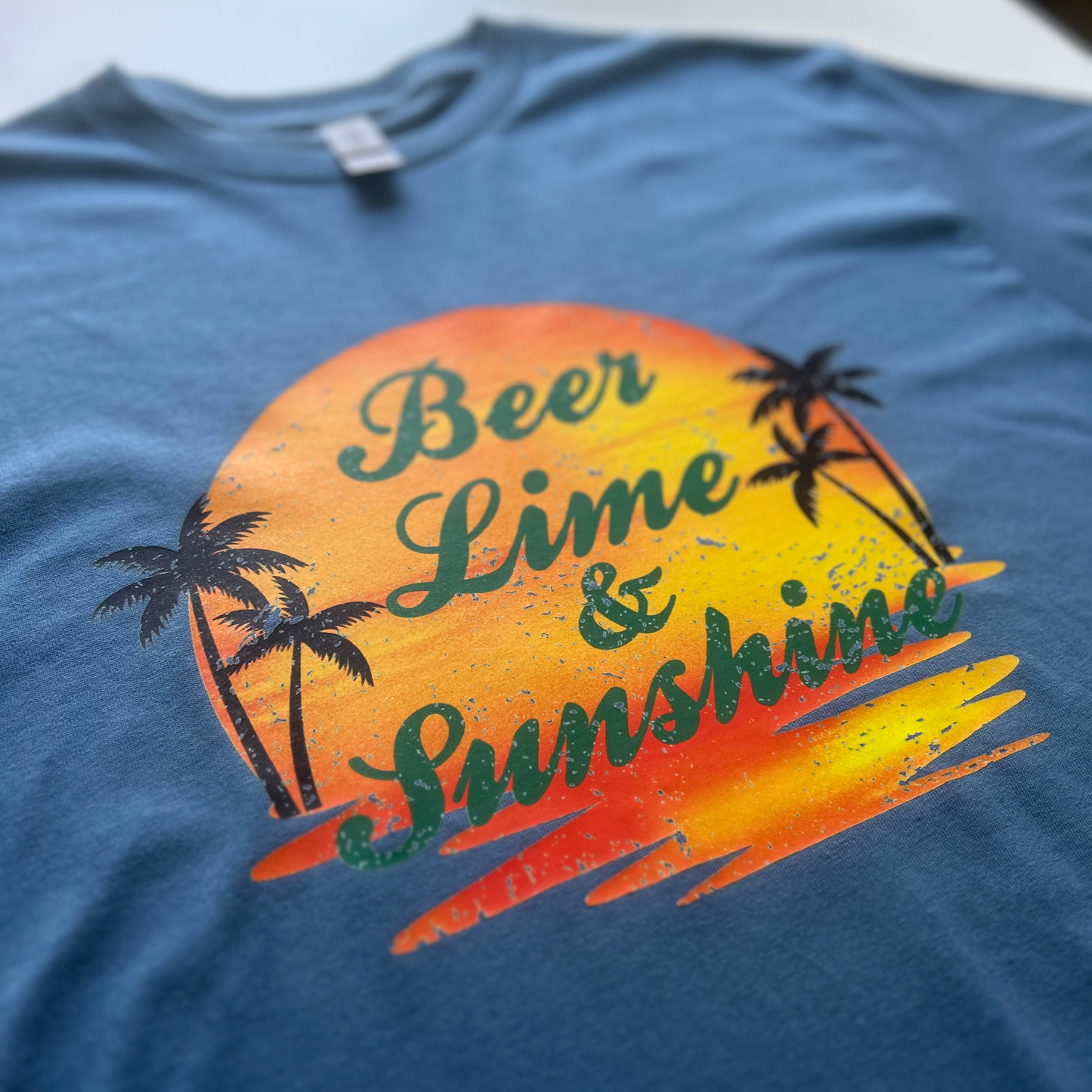 Beer Lime & Sunshine Essential Short Sleeve T Shirt