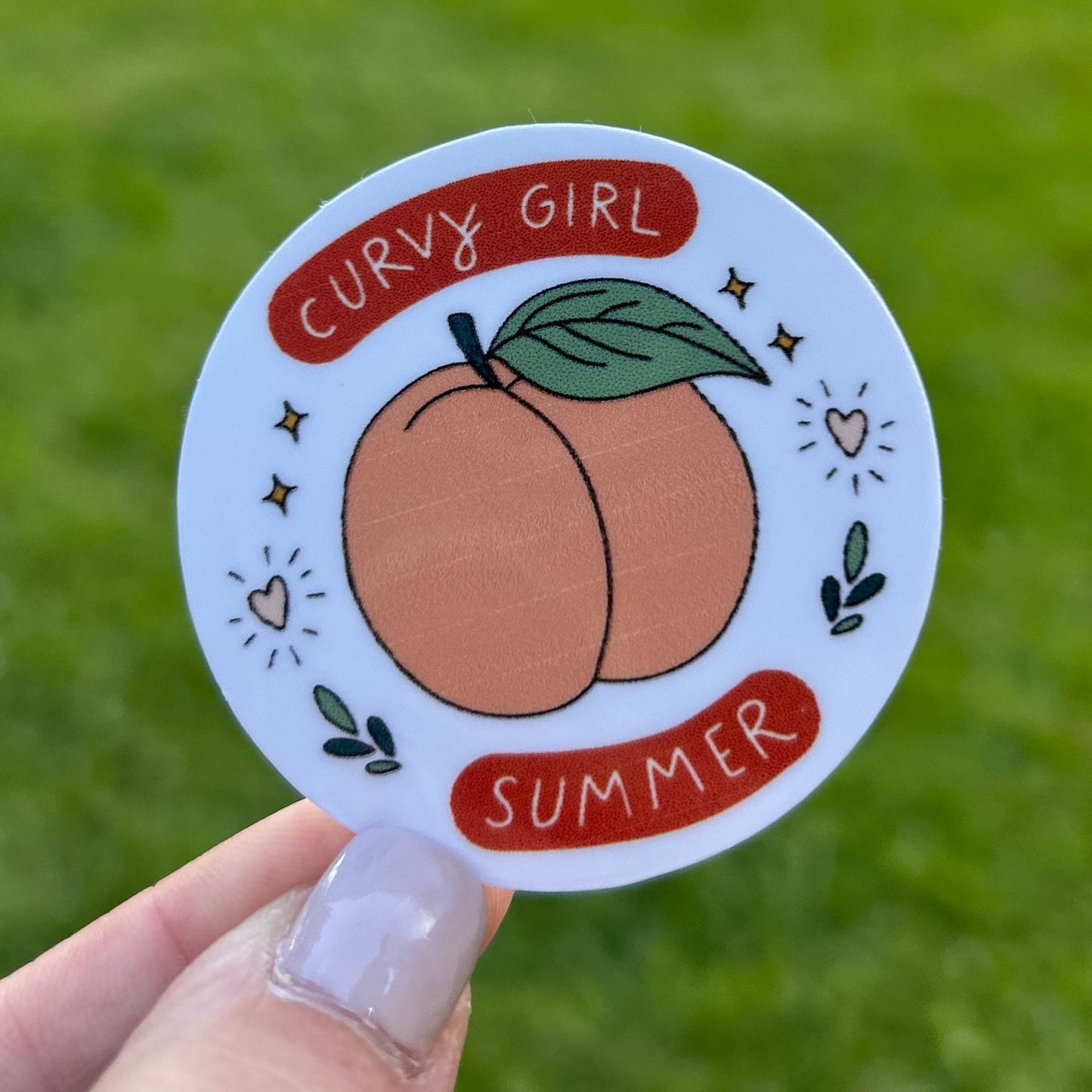 Curvy Girl Summer - Waterproof Sticker